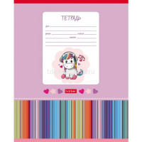 Тетрадь А5 12л косая линия "Мультяшки" на скобе 5 дизайнов 12Т5В6/057242 от магазина "Карандаш"