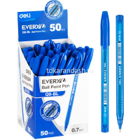 Ручка шариковая "Every" 0.7мм синяя, треугольный корпус, синий корпус EQ9-BL от магазина "Карандаш"
