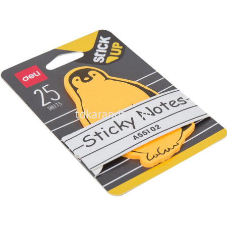 Клейкая бумага 76х76мм "Животные" 25л ассорти EA55102 от магазина "Карандаш"