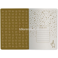 Тетрадь А5 40л клетка "Котофей" прошитый блок матовая ламинация 7-40-001/130 от магазина "Карандаш"