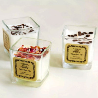 Свеча в подсвечнике ароматизированная 6,5х7,5см Y10544-24 от магазина "Карандаш"