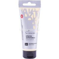 Краска акриловая 75мл пастельно-желтая туба с европодвесом Сонет 28109240 от магазина "Карандаш"