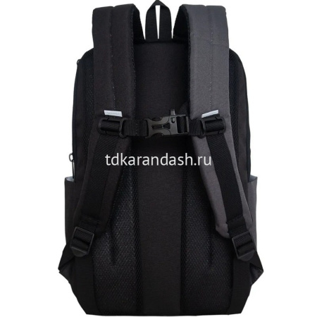 Рюкзак 42х28х14см, 690гр, 2 отделения, 3 кармана, серый/черный RD-447-1/3 от магазина "Карандаш"