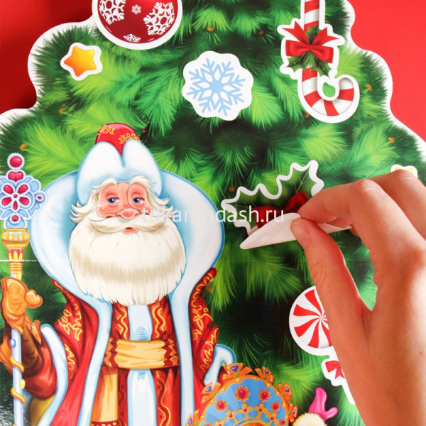 Адвент-календарь "Ёлка. Обратный отсчет" с карточками АК-7514 от магазина "Карандаш"