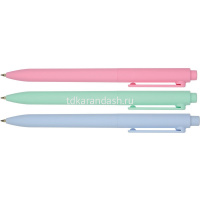 Ручка шариковая "SoftClick. Zefir" 0,7мм синяя, автомат, корпус ассорти 20-0105 от магазина "Карандаш"