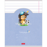 Тетрадь А5 12л узкая линия "Лохматики" на скобе  5 дизайнов 12Т5В7/046974 от магазина "Карандаш"