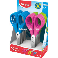 Ножницы для левшей детские 130мм тупоконечные, ассорти 464312 от магазина "Карандаш"