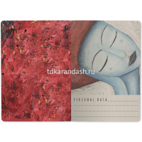 Тетрадь А5 40л клетка "Love you" прошитый блок матовая ламинация 7-40-001/135 от магазина "Карандаш"