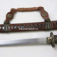 Меч самурайский тачи 102см черный, металл/дерево/текстиль JL-013-KA от магазина "Карандаш"