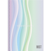 Тетрадь А4 96л клетка "Mist" на спирали, перфорация на отрыв, ламинация Soft-touch 2 дизайна 090096 от магазина "Карандаш"