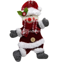 Украшение подвесное Дед Мороз, Снеговик, Олень 20х13см текстиль, 3 вида Y9868-24 от магазина "Карандаш"