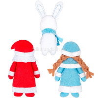 Набор для шитья "Зимняя сказка" (фетр, шерсть, синтепон, нитки, игла, выкройка) TF-0273 от магазина "Карандаш"