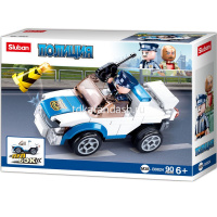Конструктор "Полиция. Внедорожник" 90 деталей 19х11,5см пластик (1 фигурка) M38-B0824 от магазина "Карандаш"