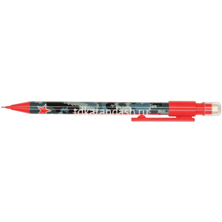 Карандаш механический 0,7мм "HappyGraphix.Military blue" с ластиком, пластик 21-0042/06 от магазина "Карандаш"