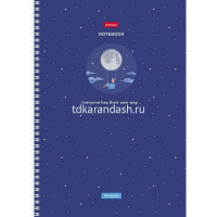 Тетрадь А4 80л клетка "Навстречу мечтам" на спирали глянцевая ламинация 4 дизайна 083176 от магазина "Карандаш"