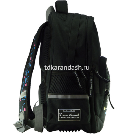 Рюкзак "Сова" 30х40х19см, 800гр, 2 отделения, 3 кармана, черный 12-002/35 от магазина "Карандаш"