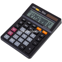 Калькулятор 12 разрядов 149х104х26,6мм черный EM01320 от магазина "Карандаш"