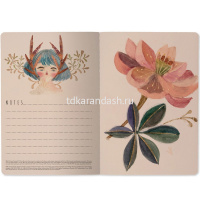 Тетрадь А5 40л клетка "Сказочные девочки" прошитый блок матовая ламинация 7-40-001/156 от магазина "Карандаш"