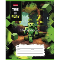 Тетрадь А5 24л клетка "Начать игру" на скобе 5 дизайнов 24Т5В1/089537 от магазина "Карандаш"