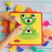 Развивающая игра "Логика" 12 картинок 30 х 30см, пластик, картон Y7567-18 от магазина "Карандаш"