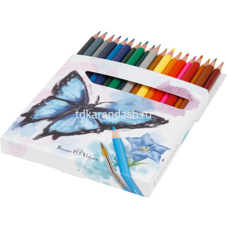 Карандаши акварельные 36 цветов "Dream world" " трехгранные, картон 30-0137 от магазина "Карандаш"