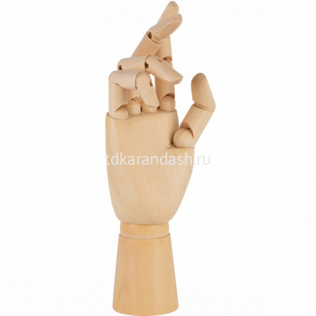 Рука высота 18см, левая, дерево MZ48030 от магазина "Карандаш"