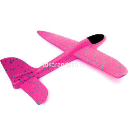 Самолет-планер 84см розовый, пенопласт XJ2385 от магазина "Карандаш"