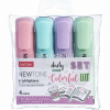 Набор маркеров текстовыделителей "NEWtone Pastel" 4шт, клиновидный наконечник, толщина линии 1-5мм от магазина "Карандаш"