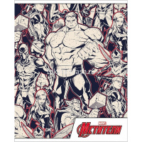 Тетрадь А5 48л клетка "Мстители Marvel" на скобе 5 дизайнов 48Т5В1/056981 от магазина "Карандаш"