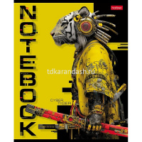 Тетрадь А5 48л клетка "Cyber animals" на скобе 5 дизайнов 48Т5В1/092705 от магазина "Карандаш"