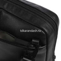 Сумка "Russel" 27х22х6см 1 отделение, черная, натуральная кожа CA1816W137/N от магазина "Карандаш"