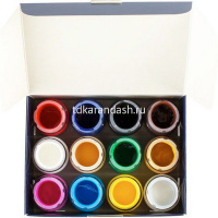 Набор красок д/кожи 11*20мл + лак Декола 261412142 от магазина "Карандаш"