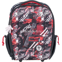 Ранец "Racing" 38х35х19см, 800гр, 2 отделения, 2 кармана, с брелком 338-82/20-05 от магазина "Карандаш"