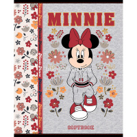 Тетрадь А5 24л клетка "Микки Маус" на скобе 5 дизайнов 24Т5лВ1/058472 от магазина "Карандаш"