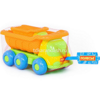 Набор д/песка №266 (самосвал "Кеша" + Самосвал "Яша") 28,2x15,1x15см 4281 от магазина "Карандаш"