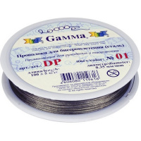 Проволока для бисера 0,35ммх100м под серебро №01 DP от магазина "Карандаш"