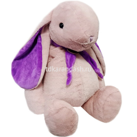 Кролик 58см пудровый/фиолетовый AT365322