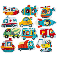 Пазлы "Для самых маленьких. Вот такие машинки" 2+ 978-5-8112-8290-6 от магазина "Карандаш"