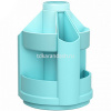 Подставка-органайзер "Mini Desk.Pastel" 14,5х14,5х10,5см 10 отделений, пластик, вращающийся, мятная