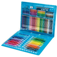 Набор д/рисования 100 предметов "Color&apos;Peps Kit" (фломастеры, карандаши, воск.мелки, точилка,ластик) от магазина "Карандаш"