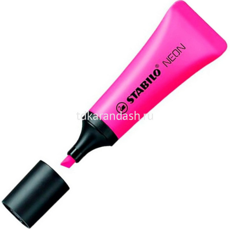 Маркер текстовыделитель "Boss Neon" розовый, клиновидный наконечник, толщина линии 2-5мм 72/56