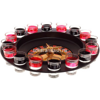 Игра настольная "Алко-рулетка" 32х32х8см 241729 от магазина "Карандаш"