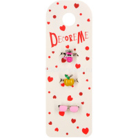 Набор колец детских 3шт. 6 видов 2-791/04 от магазина "Карандаш"