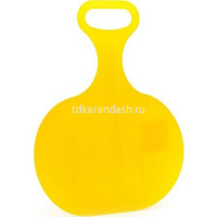 Санки-ледянки 33х41см с ручкой, пластик, ассорти ЛД01 от магазина "Карандаш"