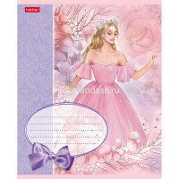 Тетрадь А5 12л клетка "Грёзы принцесс" на скобе, 5 дизайнов 12Т5В1/062624 от магазина "Карандаш"