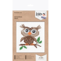 Набор для вышивания "Филинёнок" 9х10см (канва, нитки, игла, схема) 8-368 от магазина "Карандаш"