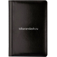 Ежедневник недатированный А5 "Image" 272стр., черный, золотой срез, искусственная кожа 3-346/01 от магазина "Карандаш"