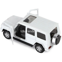 Машина "Mercedes-Benz G350d" белая, инерционная, металл 17,5см (свет, звук, откр.двери) JB1200182 от магазина "Карандаш"