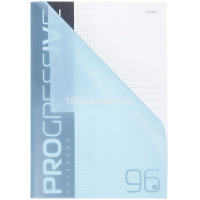 Тетрадь А4 96л клетка "Progressive. Бирюзовая" на скобе, пластиковая обложка 96Т4В1/084964 от магазина "Карандаш"