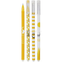 Ручка гелевая пиши-стирай "Олени" 0,5мм синяя, ассорти BK2383 от магазина "Карандаш"